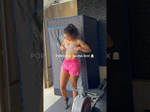 Portable Sauna 🧖‍♀️🙌 such an amazing thing to have #portablesauna #saunabox