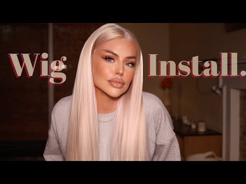 Blonde Wig install - Beginner Friendly Fast Easy Lace...