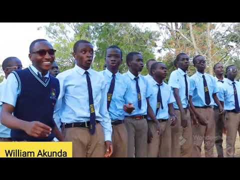 Vihiga boys high school choir perfoming 'Zuwena' by Diamond at the Kmf 2023 edition Nyeri county.