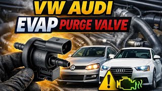 VW AUDI EVAP PURGE VALVE CLEANING & FIX | P0441 | P0443 EXPLAINED N80 VALVE