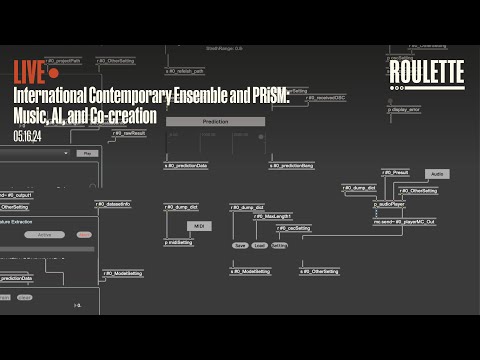 International Contemporary Ensemble and PRiSM: Music, AI, and Co-creation