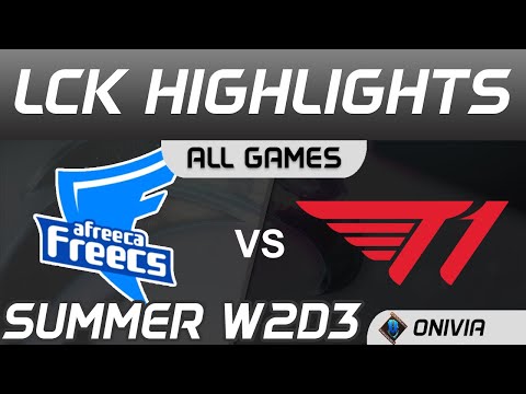 AF vs T1 Highlights ALL GAMES LCK Summer Season 2020 W2D3 Afreeca Freecs vs T1 by Onivia