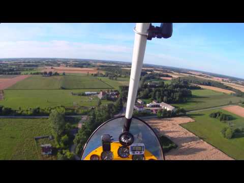 Lot z Chrcynna do Młyna Gąsiorowo.