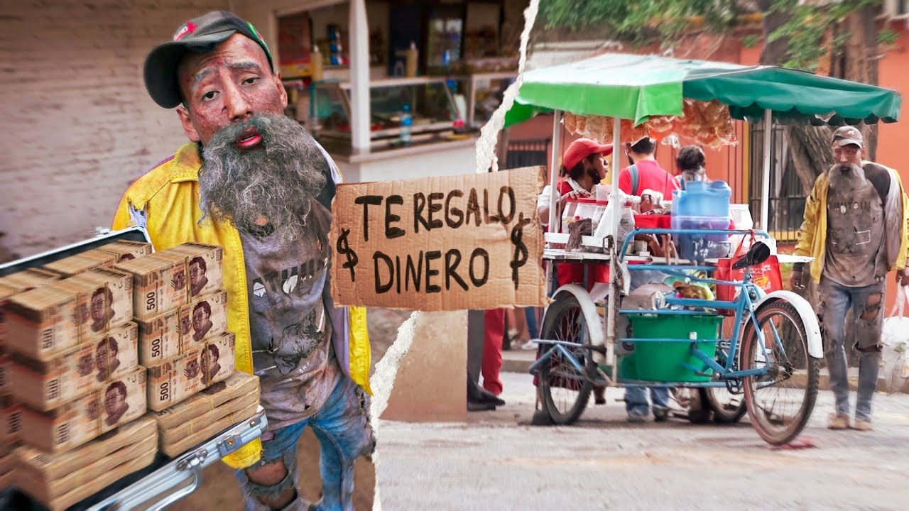 Indigente REGALA $50,000 y Compra Todos los puestos!! 💰💸💵