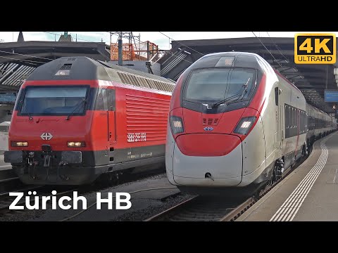 Zürich Hauptbahnhof - 28.02.2025: Internationale Verbindungen und reger Zugverkehr