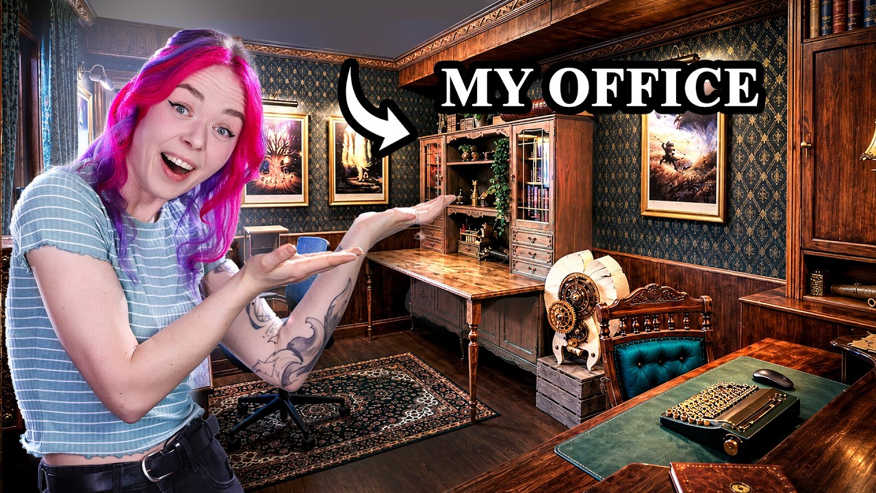 I Spent 6 Months Building a VICTORIAN OFFICE