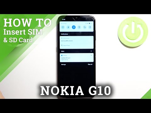 How to Insert SIM & SD Cards on NOKIA G10 – SIM & SD Cards Installation