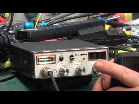 Murphy DS602 UK CB27/81 CB radio (mobile) - On Then Air Test