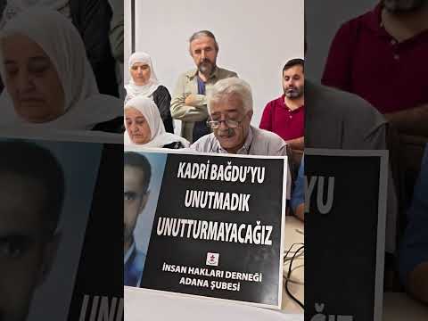 Katledilişinin 12. Yılında Kadri Bağdu İHD'de Anıldı.