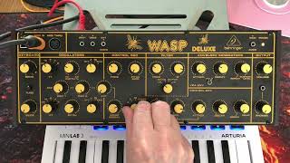 Video thumbnail for Behringer Wasp Deluxe Synth - Wonderful, Cheap & Powerful - Walkthrough & Programming by The Sound Test Room