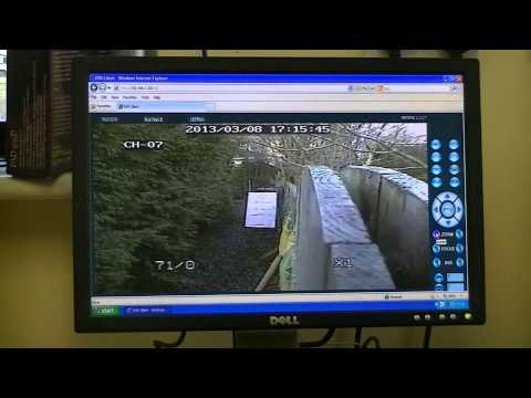 Demonstration of PTZ Speed Dome Camera (10x Zoom & 600 TVL)