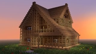 Смотреть онлайн Как в Майнкрафт построить деревянный дом