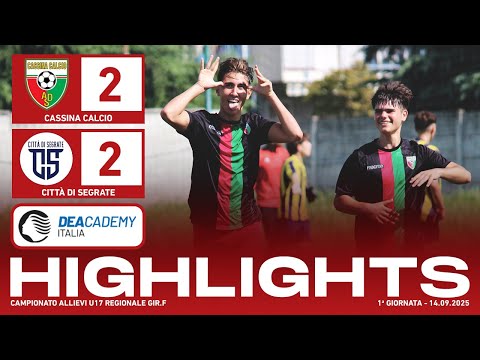 Cassina Calcio - Città di Segrate 2-2 | Gol & Highlights | Allievi U17 2009 2025/26