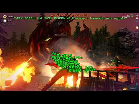 ARK Survival Evolved Ark Ragnarok Boss Alpha Dragão e a Manticora