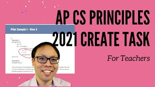 2021 AP CS Principles Create Task Webinar