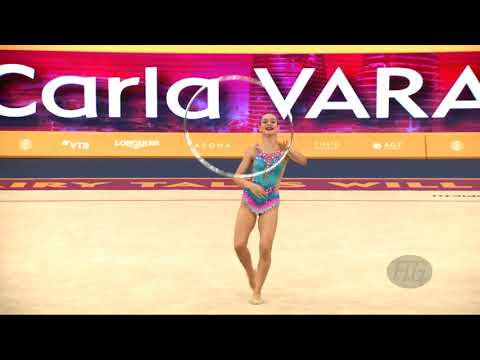 VARAS Carla (AND) - 2019 Rhythmic Worlds, Baku (AZE) - Qualifications Hoop