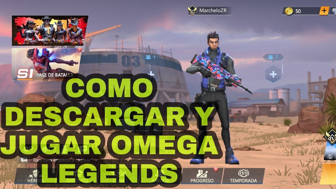 COMO DESCARGAR Y JUGAR OMEGA LEGENDS PARA ANDROID RÁPIDAMENTE Y SENCILLO