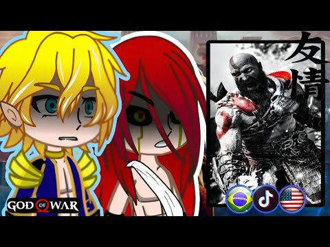 Gods React to Kratos (God of War) ⚡ | Record of Ragnarok 🇧🇷🇺🇸 | part 1 Gacha Club