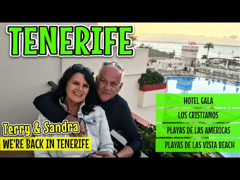 Terry & Sandra in Tenerife, it's so good be back!