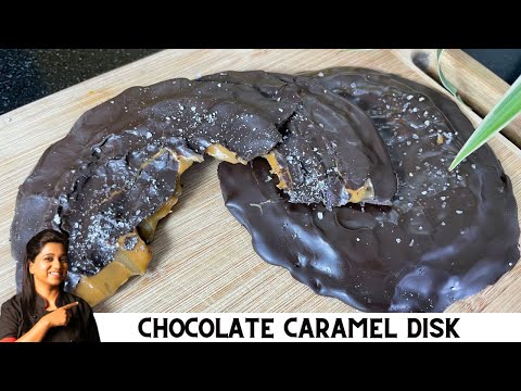 Chocolate Caramel Disk | Caramel Chocolate | Chef Deepali