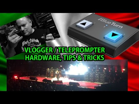 VLOG & Teleprompter TIPS w iRig BlueTurn