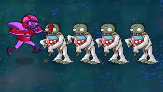 1 Football Zombie vs 4 Jack-In-The-Box Zombies Fight // Plants vs Zombies
