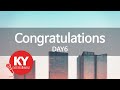 Congratulations - DAY6(KY.78472) [KY 금영노래방] / KY Karaoke