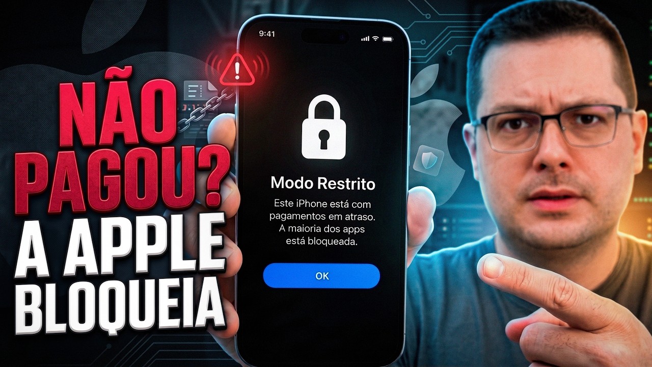 NÃO PAGOU?! A APPLE pode BLOQUEAR seu IPHONE!!