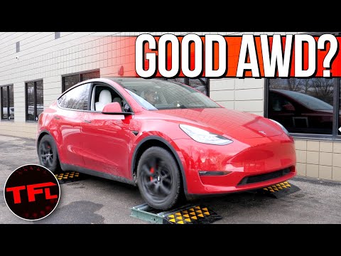 Does Tesla Build a Good AWD System? We Put The Model Y On The TFL Slip Test To Find Out!