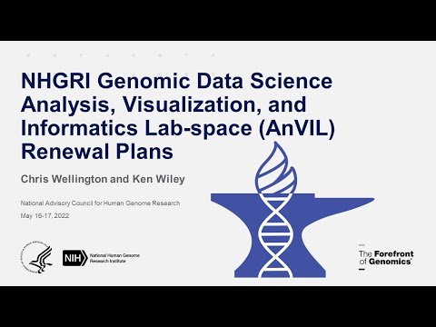 Concept Clearance: Analysis, Visualization and Informatics Lab-Space (AnVIL) [RFA Renewal]