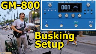 Video thumbnail for GM-800 Synth & Guitar on Separate Channels. BETTER Busking! by Gear Sounds