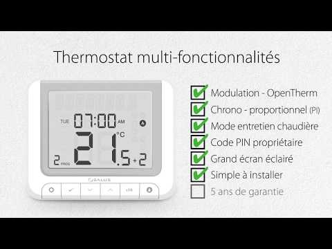 Thermostat programmable Opentherm RT520RF