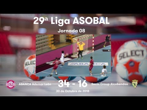 LIGA ASOBAL J08: ABANCA Ademar León - Secin Group Alcobendas 34-16
