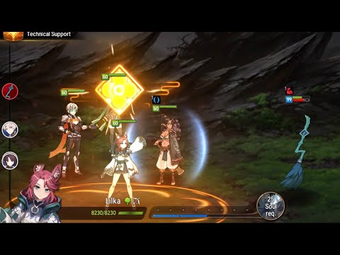 Epic Seven – Glenn oneshot (feat. Lilka & Adin) vs. Banshee 3* Dagger Sicar mission