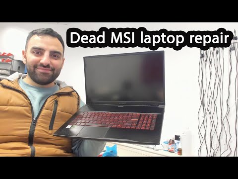 Msi GF75 Thin Gaming laptop dead repair #shorts #freefire #free