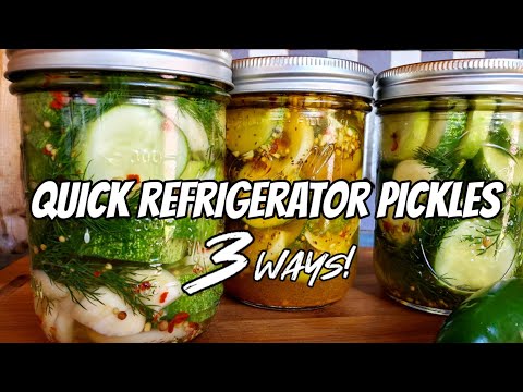 How to Make Pickles at Home | Refrigerator Pickle Recipe | Easy Pickle Recipe