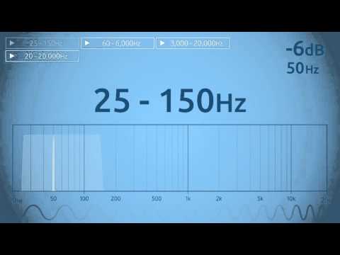 25 - 150 Hz Audio Sweep