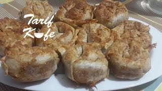 Hazır Yufkadan Haşhaşlı Gül Çörek