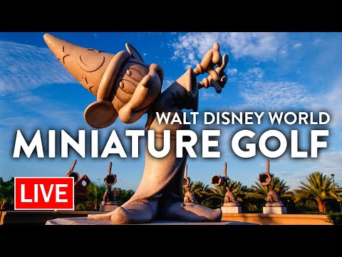 🔴LIVE Walt Disney World Miniature Golf