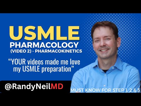 USMLE STEP 1: PHARMACOLOGY (VIDEO 2) - PHARMACOKINETICS. CONTINUED...