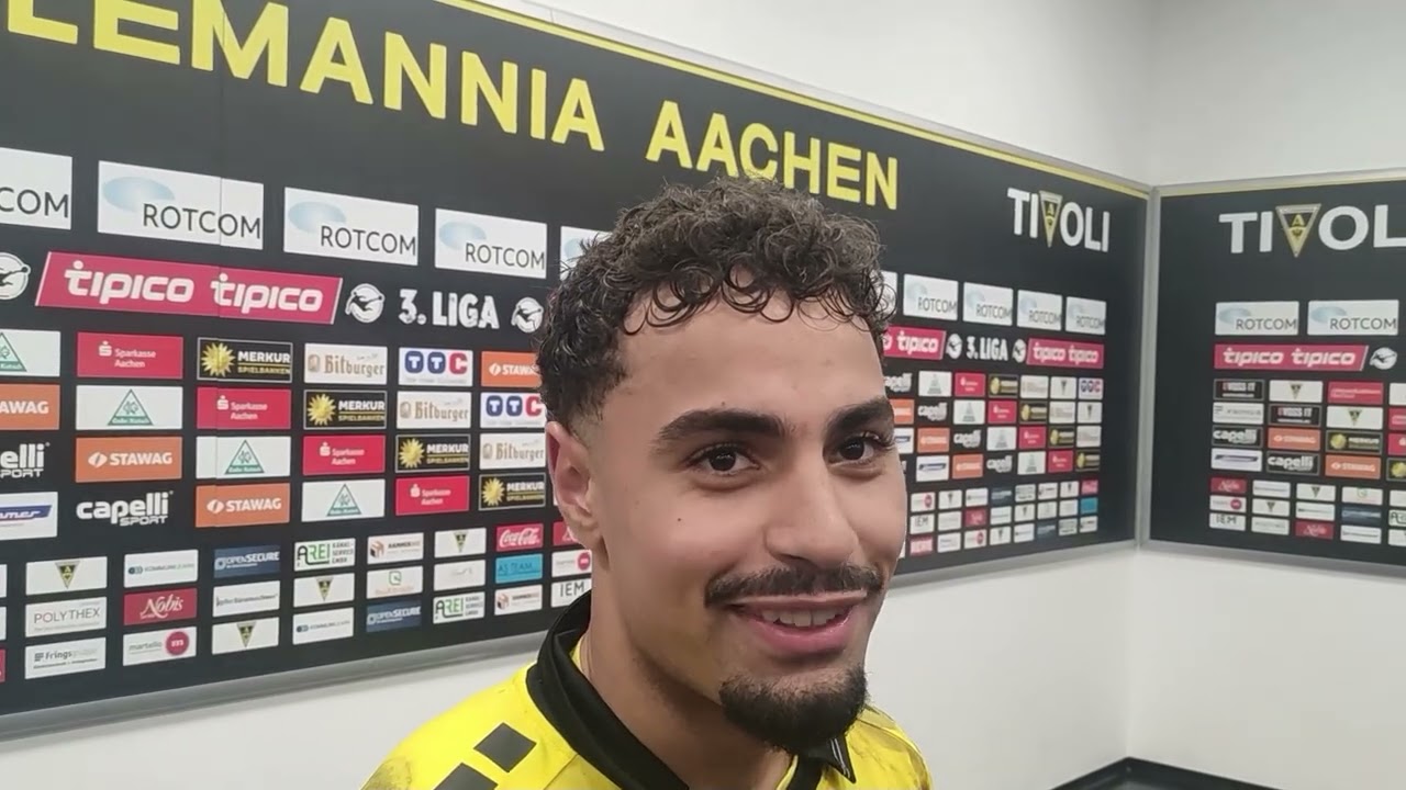 Mehdi Loune, Mittelfeldspieler Alemannia Aachen – zuhause wieder erfolgreich