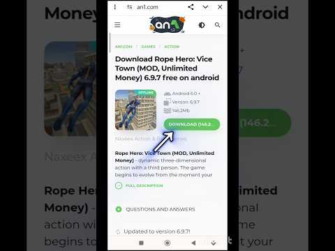 Unlimited money and dimond in Rope hero vice Town.