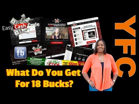 Easy Cash Code Product | What Do You Get For 18 Bucks With The Easy Cash Code Marketing System