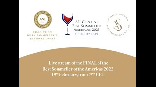 Final of the ASI Best Sommelier of the Americas 20
