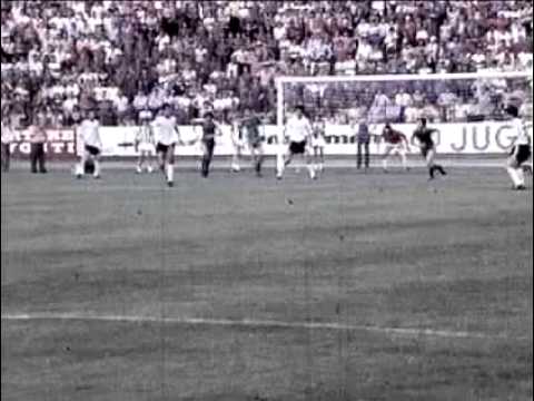 Olimpija - Partizan 0-1, 1975/76, gol za titulu