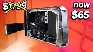 This Alienware Gaming PC USED to cost $1799.... I got it for $65 in 2024....