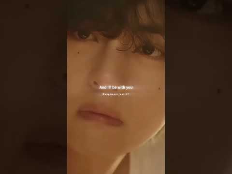 BTS V - 'Winter Ahead (feat.Park Hyo Shin) (edit) | lyrics | #lyrics #kpop #btsedits #btsv