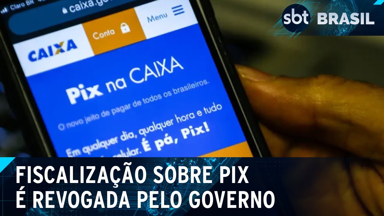 Governo Lula decide revogar ato sobre fiscalização do Pix | SBT Brasil (15/01/25)