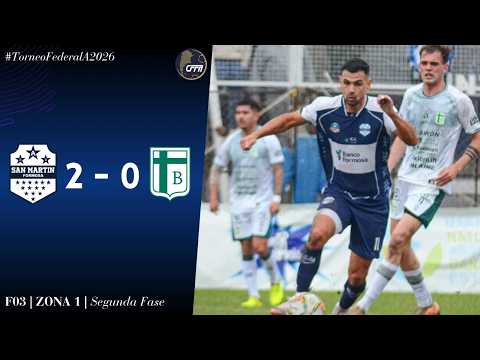 San Martín (FSA) 2 - 0 Sportivo Belgrano | Torneo Federal A | Segunda Fase