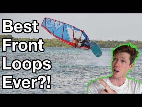 Best front loops ever?! Tonky Frans windsurfing in Bonaire